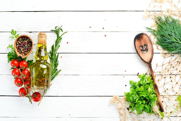 Набор ингредиентов на столе